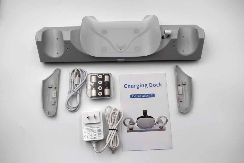 Bioherm Magnetic Dock Oculus Quest 2 VR Headset and Controller Charging Station